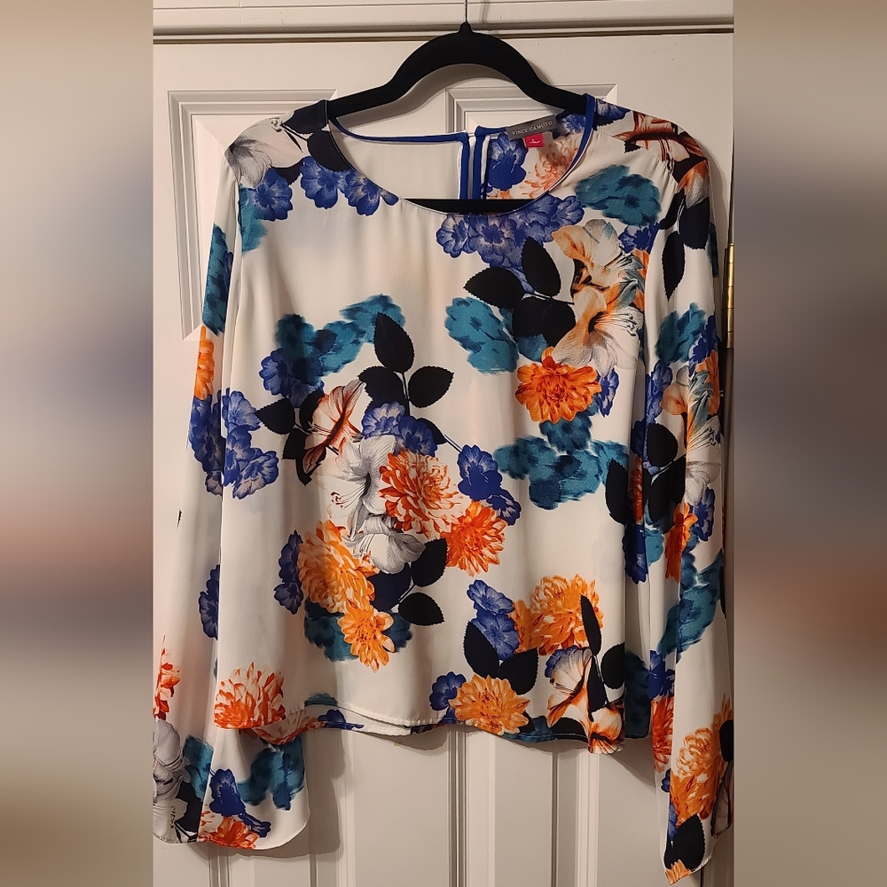Vince Camuto Multicolor Floral Blouse